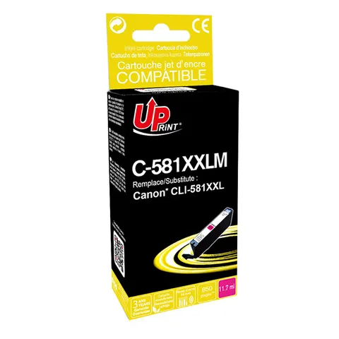 Tusz UPRINT zamiennik Canon CLI-581M XXL - magenta, 11,7 ml