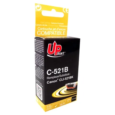 Tusz UPRINT zamiennik Canon CLI521BK - czarny, 10 ml