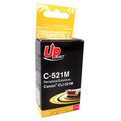 Tusz UPRINT zamiennik Canon CLI521M - magenta, 10 ml, 450 stron