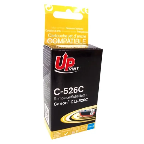 Tusz UPRINT zamiennik Canon CLI526C - cyan, 10 ml
