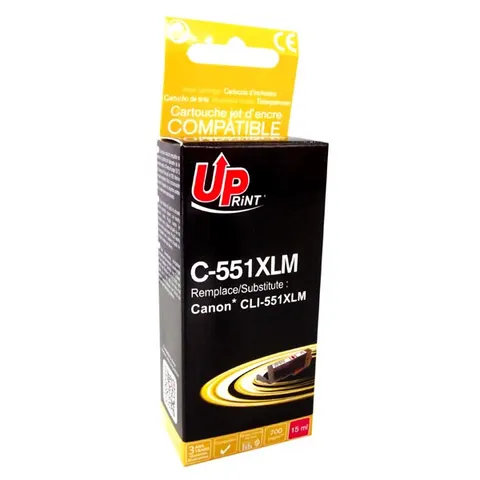 Tusz UPRINT zamiennik Canon CLI551M XL - magenta, 11 ml, 695 stron, XL