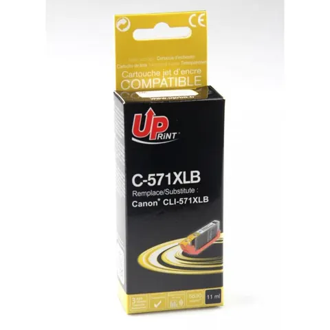 Tusz UPRINT zamiennik Canon CLI571BK XL - czarny, 11 ml, 810 stron, XL
