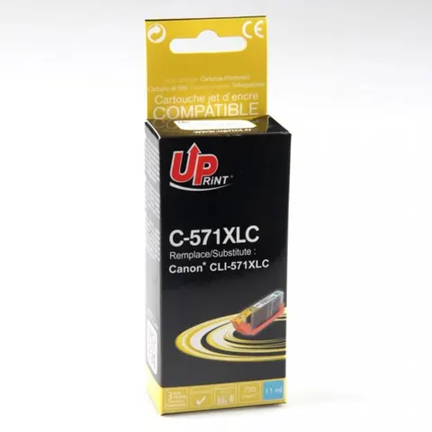 Tusz UPRINT zamiennik Canon CLI571C XL - cyan, 11 ml, 800 stron, XL