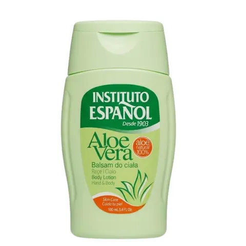 INSTITUTO ESPANOL ALOE VERA Nawilżający balsam do ciała na bazie aloesu, 100 ml
