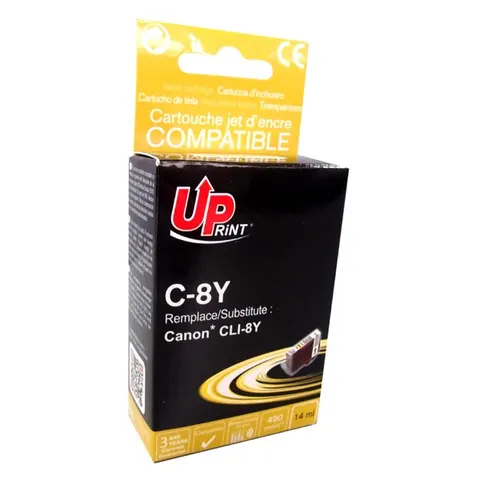 Tusz UPRINT zamiennik Canon CLI8Y - żółty, 14 ml