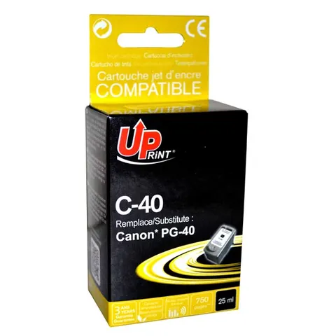 Tusz UPRINT zamiennik Canon PG40 - czarny, 25 ml