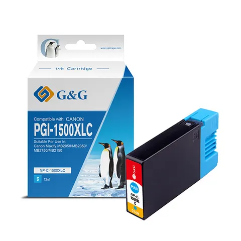 Tusz G&G zamiennik Canon PGI 1500XL - cyan