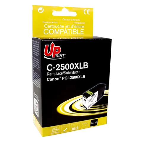 Tusz UPRINT zamiennik Canon PGI 2500XL - czarny, 75 ml, 2500 stron