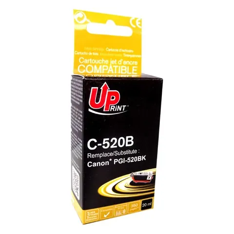 Tusz UPRINT zamiennik Canon PGI520BK - czarny, 20 ml