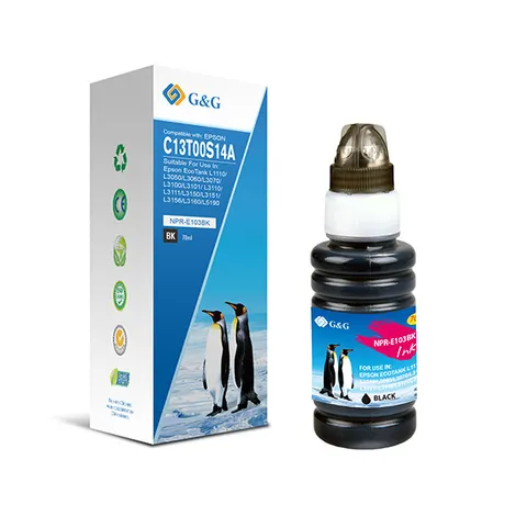 Tusz G&G zamiennik Epson C13T00S14A - czarny, 70 ml