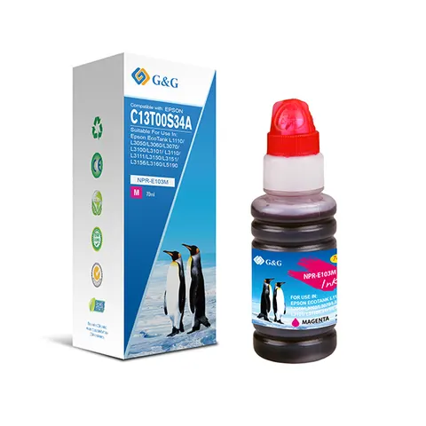 Tusz G&G zamiennik Epson C13T00S34A - magenta, 70 ml