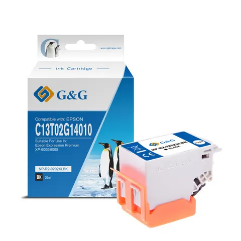 Tusz G&G zamiennik Epson C13T02G14010 - czarny