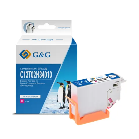 Tusz G&G zamiennik Epson C13T02H34010 - magenta
