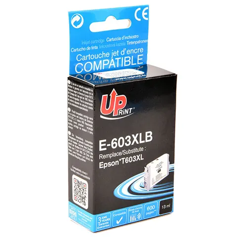 Tusz UPRINT zamiennik Epson C13T03A14010 - czarny, 13 ml, 600 stron