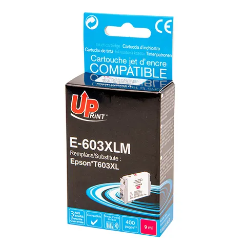 Tusz UPRINT zamiennik Epson C13T03A34010 - magenta, 9 ml, 400 stron
