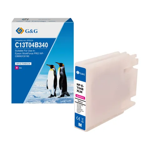 Tusz G&G zamiennik Epson C13T04B340 - magenta