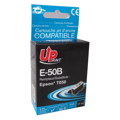 Tusz UPRINT zamiennik Epson C13T050142 - czarny, 13 ml