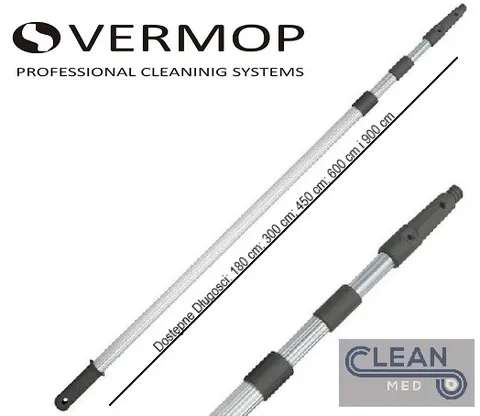Kij teleskopowy 3-częściowy 180 cm - VERMOP
