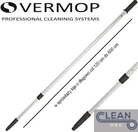 Kij teleskopowy 2-częściowy 120 cm - VERMOP