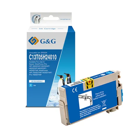 Tusz G&G zamiennik Epson C13T05H24010 - cyan