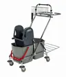 Chromowany Wózek Do Sprzątania Dwu Wiaderkowy 2x17l PRO - SPRINTUS