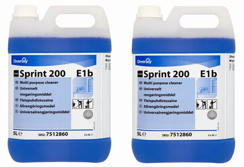 Sprint 200 Płyn Do Codziennego Mycia Powierzchni Wodoodpornych 2x5l - TASKI