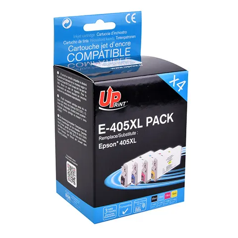 Tusz UPRINT zamiennik Epson C13T05H64010 - CMYK, 19 ml, 4x1100 stron