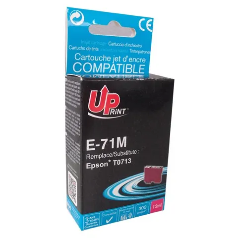 Tusz UPRINT zamiennik Epson C13T07134011 - magenta, 11 ml