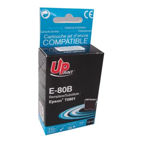 Tusz UPRINT zamiennik Epson C13T08014011 - czarny, 11 ml