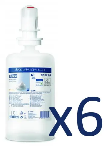 Mydło w pianie Tork 520701 ekstra delikatne