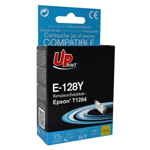 Tusz UPRINT zamiennik Epson C13T12844011 - żółty, 5 ml, 230 stron