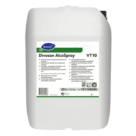 Divosan AlcoSpray VT10 20L Płyn Do Dezynfekcji - DIVERSEY