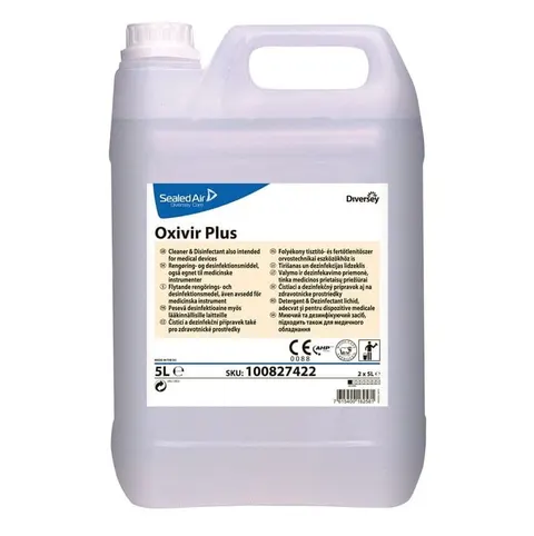 Oxivir Plus Skoncentrowany Płyn Myjąco Dezynfekujący z Aktywnym Tlenem 5l