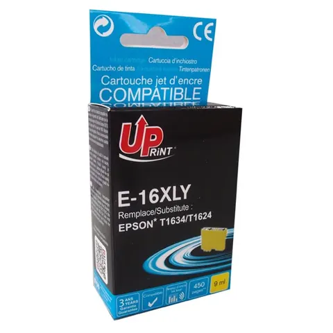 Tusz UPRINT zamiennik Epson C13T16344010 - żółty, 9 ml, 450 stron