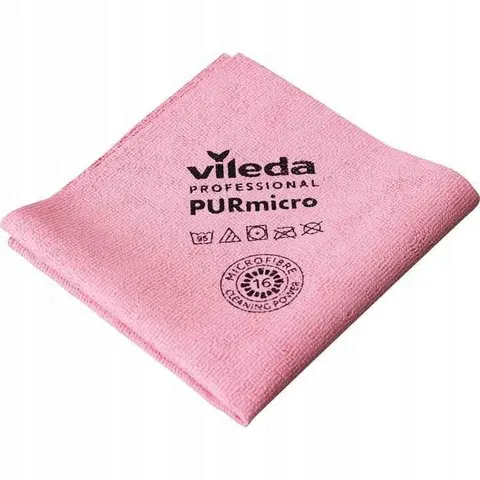 PURmicro Active Czerwona Magiczna Ścierka Z Mikrofazy- VILEDA PROFESSIONAL