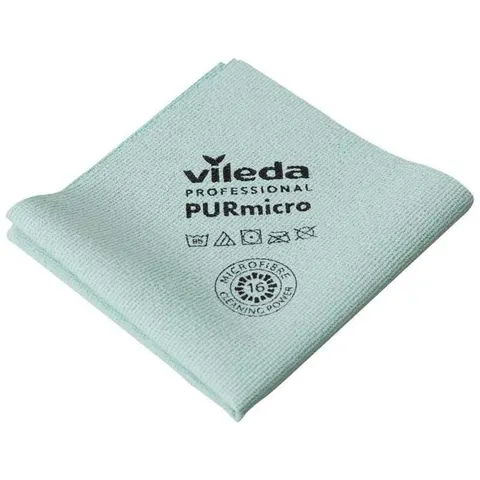 PURmicro Active Zielona Magiczna Ścierka Z Mikrofazy- VILEDA PROFESSIONAL