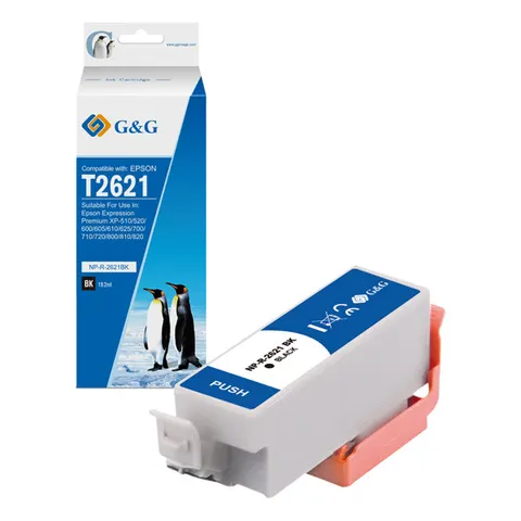 Tusz G&G zamiennik Epson C13T26214012 - czarny