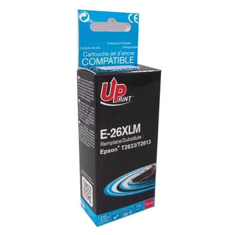 Tusz UPRINT zamiennik Epson C13T26334010 - magenta, 15 ml, 700 stron