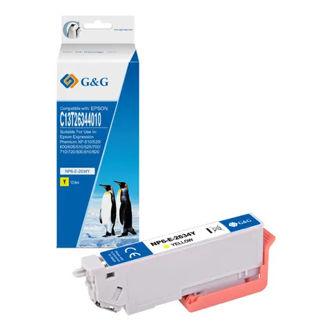 Tusz G&G zamiennik Epson C13T26344012 - żółty