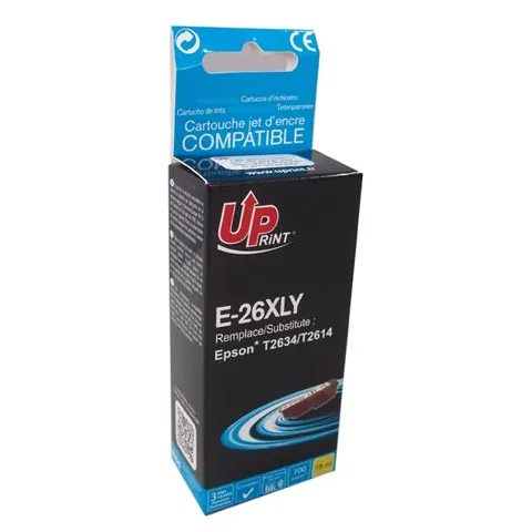 Tusz UPRINT zamiennik Epson C13T26344010 - żółty, 15 ml, 700 stron