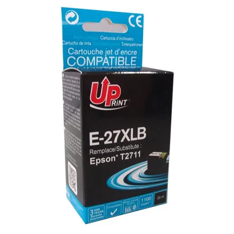 Tusz UPRINT zamiennik Epson C13T27114010 - czarny, 23 ml, 1100 stron