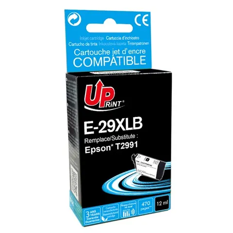 Tusz UPRINT zamiennik Epson C13T29914010 - czarny, 12 ml, 470 stron
