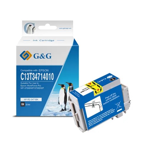 Tusz G&G zamiennik Epson C13T34714010 - czarny