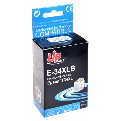 Tusz UPRINT zamiennik Epson C13T34714010 - czarny, 23,4 ml, 1100 stron