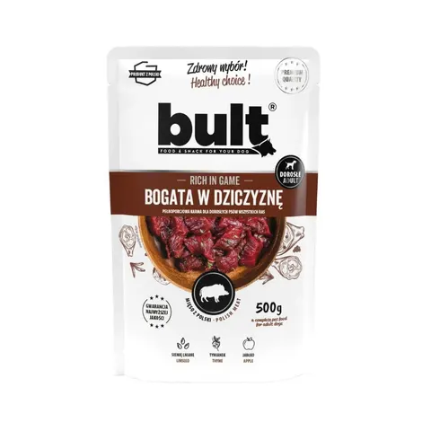 BULT – Karma Mokra dla Psa z Dziczyzną (Mielonka) 500 g