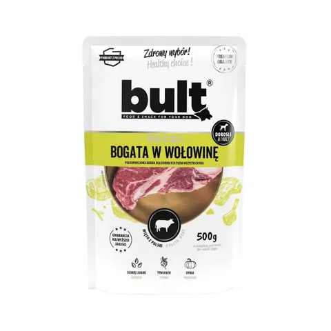 BULT – Karma Mokra dla Psa z Wołowiną (Mielonka) 500 g