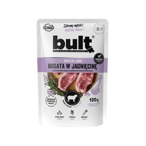 BULT – Karma Mokra dla Psa z Jagnięciną (Mielonka) 100 g