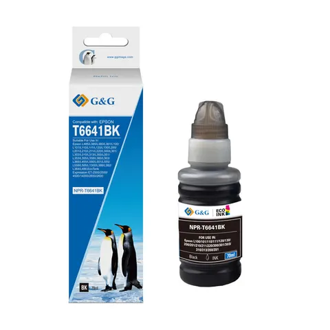 Tusz G&G zamiennik Epson C13T66414A - czarny, 70 ml
