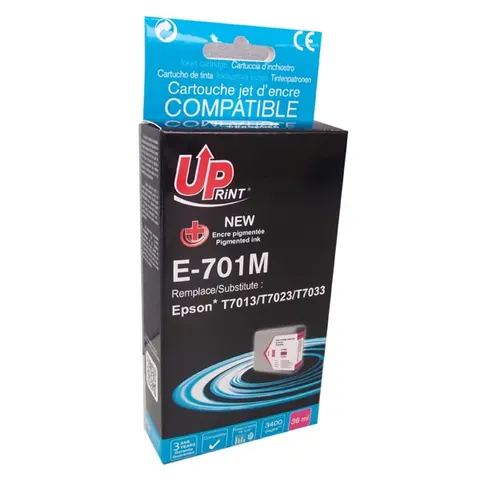 Tusz UPRINT zamiennik Epson C13T70134010 - magenta, 36 ml, 3200 stron