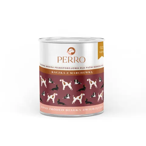 Perro Kaczka z marchewką– monobiałkowa formuła 850g